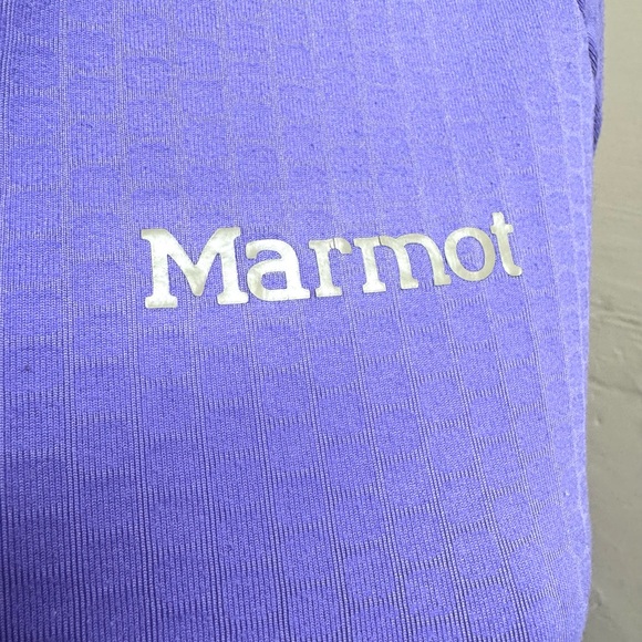 Marmot Leconte Fleece Half Zip Pullover in Purple, Size Large - Picture 13 of 15